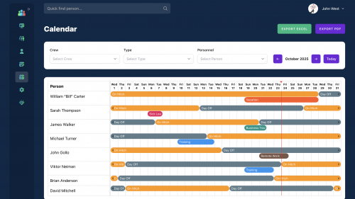 HitchTrack – The Modern Crew & Shift Scheduler for Oilfield Operations