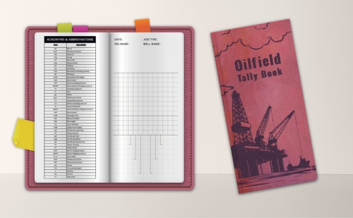 Oilfield Tally Book: Pocket Logbook for Drilling, Rig Operations, Production, Workover, and Technical Tables & Essential Formulas Collection. Oilfield GIFT