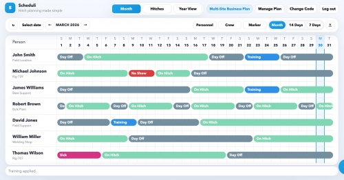 Scheduli.io: Crew Scheduling and Shift Rotation Made Simple
